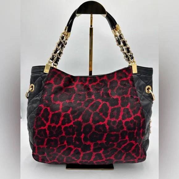 MICHAEL KORS 2 WAY  HAIR-CALF SHOULDER BAG - Picture 2 of 12